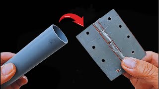 Dont throw pvc pipe away diy hinge from pvc pipe [upl. by Auburta849]