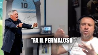 Cassano alla Bobo TV quotANCELOTTI FA IL PERMALOSOquot [upl. by Ryun]