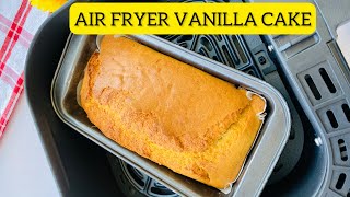 Air Fryer Vanilla Cake  How To Make Vanilla Cake Using Air Fryer  Vanilla Cake  Terry’s Kitchen [upl. by Felton762]