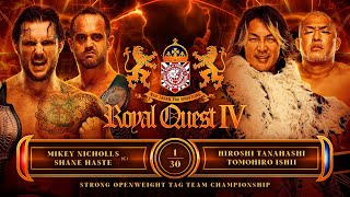 Hiroshi Tanahashi amp Tomohiro Ishii vs TMDK at Royal Quest IV [upl. by Deina]