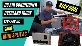 The Best 800 12v Camper Van Air Conditioner for Overland Travel  12 volt24v DC Powered AC Part 1 [upl. by Edaj]