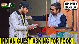 Indian Guest Asking For Food in Pakistan  Social Experiment SmartiesPrankTV [upl. by Colpin]