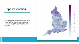 Time trends regional variation and associations of lowallergy formula prescribing in England [upl. by Aynas]