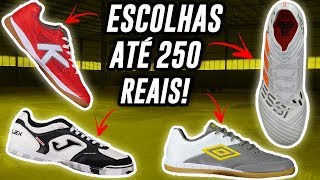 QUAL CHUTEIRA COMPRAR 2019  ESCOLHAS 1  CHUTEIRAS DE FUTSAL [upl. by Hudis168]