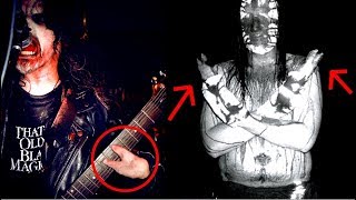 Black Metal Vocalists sewing Pigs Feet on their Hands [upl. by Etnod]