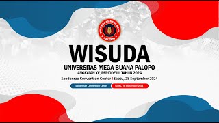 Wisuda Universitas Mega Buana Palopo Angkatan XV Periode III Tahun 2024 [upl. by Nialb]