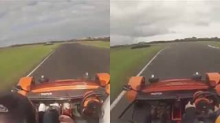 MEV Rocket Kit Car Lap Comparison Kirkistown Race Circuit [upl. by Ennahteb]