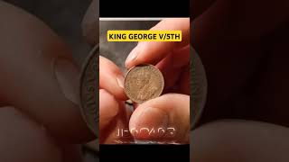 King George V5th Canada Penny coinrollhunting [upl. by Bluma542]