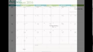 Free August 2016 Printable Calendar Template [upl. by Iknarf]