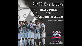 CLAYPOLE VS LEANDRO ALEM  FECHA 3  PRIMERA C [upl. by Ahsilrak644]