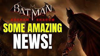 Batman Arkham Shadow Gets A RELEASE DATE amp Some Great Meta News [upl. by Vasta]