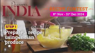 Join our Discover India Recipe Contest [upl. by Ener]