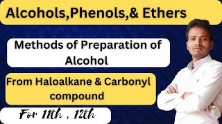 method of preparation of alcohol from carbonyl compounds 12th Chemistry [upl. by Karita]