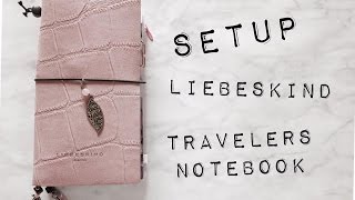 Setup Liebeskind Travelers Notebook  deutsch  filolove [upl. by Ambrosine]