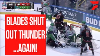 Florida Everblades Shut Out Adirondack Thunder AGAIN  ECHL Kelly Cup Highlights [upl. by Gaidano]