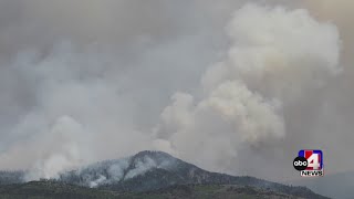 Update on Little Twist fire amidst scorching weekend new fire develops [upl. by Aihsilat]