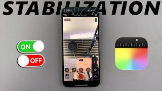 How To Enable  Disable Stabilization In Final Cut Camera App [upl. by Anaitsirc]