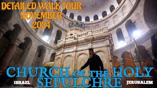 CHURCH OF THE HOLY SEPULCHRE New Gate Jaffa Gate Silent Walk Nov 2024 Holyland Jerusalem Israel [upl. by Ernestus]