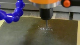 Engraving Aluminum Delrin and Steel on a STEPCRAFT CNC System [upl. by Elvah]