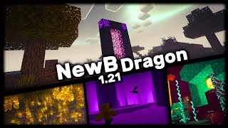 Newb X Dragon Shader Complementary  Minecraft Pe 121 [upl. by Euqitsym]