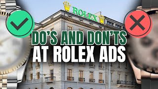 What You Shouldnt Do at Rolex Authorized Dealers [upl. by Manson]