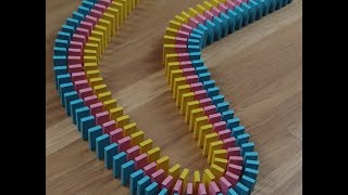 Small Colorful Domino Setup [upl. by Melinde]