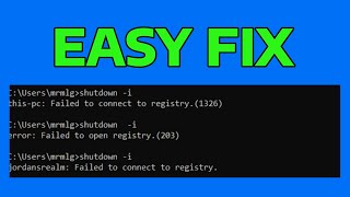 How To Fix Unable To Connect To Remote Registry in Windows [upl. by Merrill251]