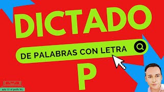 DICTADO LETRA P [upl. by Ajtak]