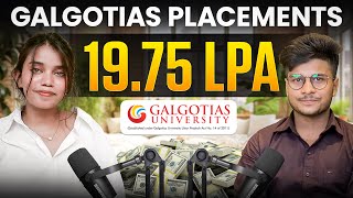 PLACEMENTS OF GALGOTIAS UNIVERSITY  WATCH THE WHOLE VIDEO [upl. by Betti202]