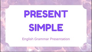 Simple Present Tense l tenses english English grammer navodaya [upl. by Rosenfeld285]