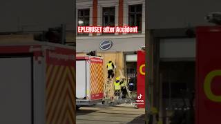 Eplehuset after Tram Accident oslo norway vg tv2 trikken foryou viralvideo reels tram [upl. by Sofia]