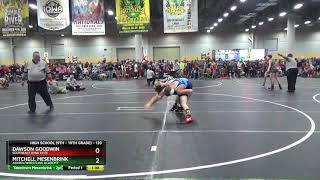 High School 9th  10th Grade 120 Mitchell Mesenbrink Askren Wrestling Academy Vs Dawson Goodwin [upl. by Armyn]