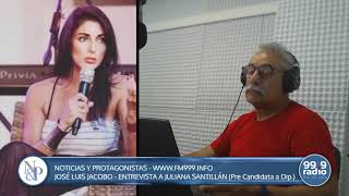 JULIANA SANTILLÁN EN NOTICIAS amp PROTAGONISTAS 09032021 [upl. by Kinson]