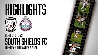 HIGHLIGHTS  Hereford 03 South Shields [upl. by Claudetta]