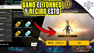 ESTE FUE EL PREMIO POR GANAR EL TORNEO DE YOUTUBERS GANÉ LA CONEJITA ●FREE FIRE● [upl. by Simson]