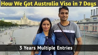 How To Get Australia Tourist Visa  Complete Process of Australia Visitor Visa [upl. by Ennirroc]