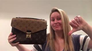 Louis Vuitton Pochette Métis Reverse Monogram Another Defect 🙄2019 LV Quality Issues Still [upl. by Atteuqehs]