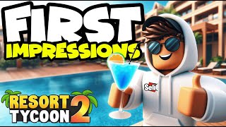 🌴 Roblox Tropical Resort Tycoon 2 Building Paradise Islands 🏝️  Lets Play and Explore [upl. by Gilpin]