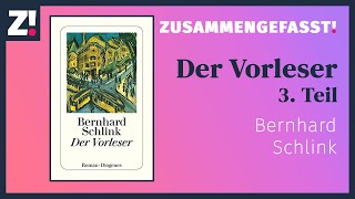 Der Vorleser Teil 3  Bernhard Schlink  Der Roman auf Deutsch Zusammengefasst [upl. by Melentha]