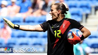 AnnKatrin Bergers heroics lead Germany to bronze medal win vs Spain  Paris Olympics  NBC Sports [upl. by Hauck]