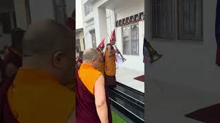 His Holiness Chabjay Namkhai Nyingpo Rinpoche At Sarpang Zimchung [upl. by Eelannej296]