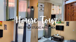 FROM A TWO BEDROOM APARTMENT TO A BEDSITTER 😎  DETAILED minimalistic STUDIO HOUSE TOUR  ideas [upl. by Ynettirb658]