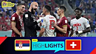 Serbia VS Switzerland  Highlights  UEFA Nations League  13 October 2024 [upl. by Hett]