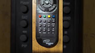 ريموت رسيفر هيرشمان Hershman 5500 HD remote [upl. by Ayokahs82]