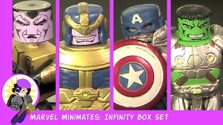 Minimates Marvel Infinity Box Set Review [upl. by Olmstead]