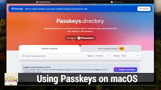 How To Use Passkeys on macOS Sonoma  Sign in Securely and Swiftly With Passkeys [upl. by Godewyn]