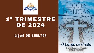 Apresentação do 1º Trimestre de 2024  CPAD Revista de Adultos [upl. by Notliw]