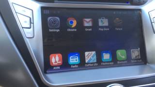 Elantra 2013 Android HeadUnit review [upl. by Lekcim]