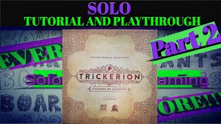 Trickerion Solo Tutorial and Playthrough Part 2 [upl. by Staley551]