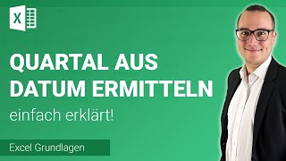 QUARTAL aus Datum automatisiert ermitteln einfach erklärt  Lerne Microsoft Excel ✅ [upl. by Adai3]